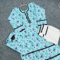 Ready Made Mix-Cotton Viral Couple Set/Matching Dress/Traditionally Dress/ Fashionable Long Salwar Kameez/ Full Sleves Shirt For Stylish Woman / Man (2pis).