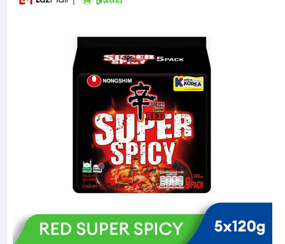 Nongshim%20Shin%20Red%20Super%20Spicy%205x120g%20(Korean)%20-%20Image%202