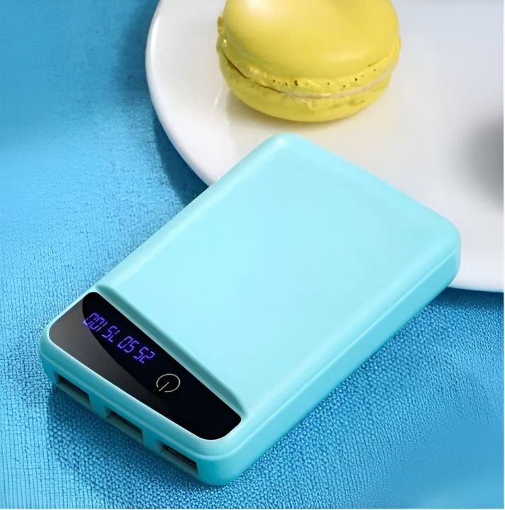 Premium%20Quality%20-%20Portable%20Stylish%20First%20Charging%20Power%20Bank%20Case%20Use%2018650%20Battery%20of%203%20Piece%20-%20Image%203