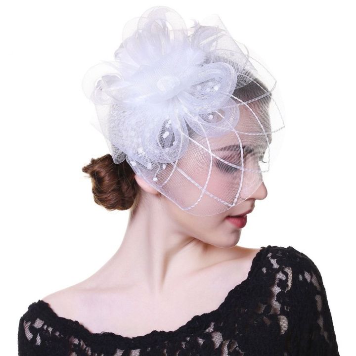 %E3%80%90Shop%20the%20Look%E3%80%91%20Mesh%20Headband%20Headwewar%20Fascinators%20Hat%20Hair%20Accessory%20Hair%20Clip%20Feathers%20Fedoras%20-%20Image%204