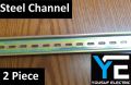MCB Channel mounting bracket 2 piece pack sp dp tp channel steel Din rail channel high grade. 