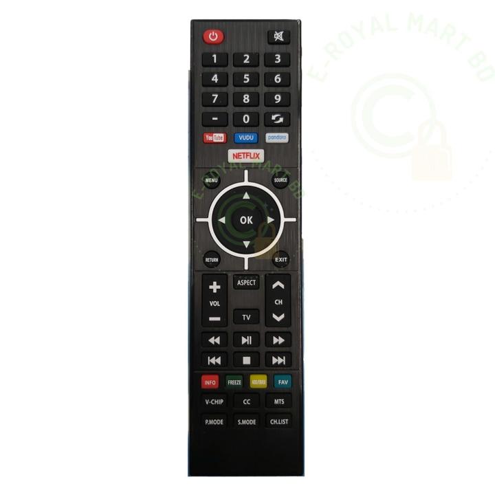 Vertex LED Smart Android TV Remote - Effortless TV Control with This Smart Remote - Convenience at Your Fingertips
