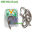 Large Size MARU 18/20/22/24/26 Fishing Hook Flat Head MARUSEIGO High Carbon Steel Sharp Barbed Fish Hooks.