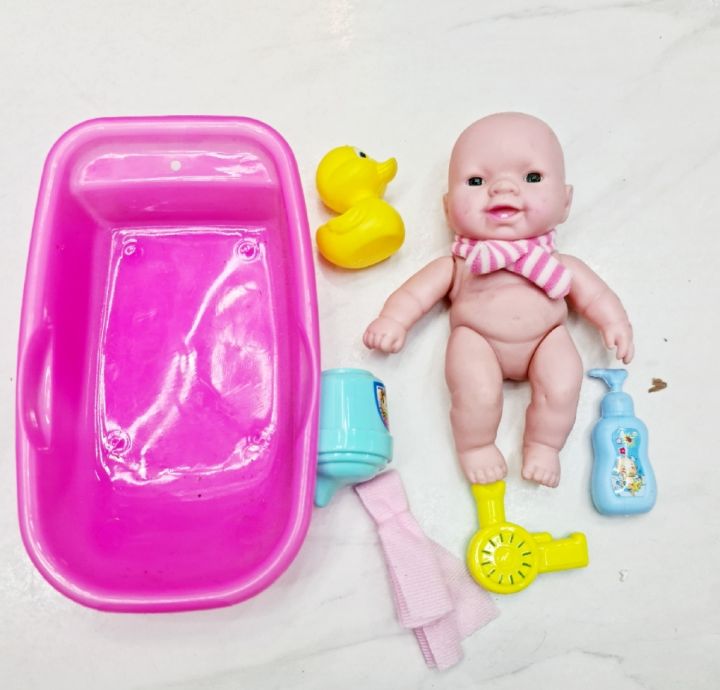 Baby bathtub toy Ur Simulated Infant Early Educational Play Set