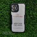 iPhone 13 Pro Max Transparent Black Shockproof Camera Protective Premium Quality Back Cover.