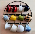 Hanging Metal Mug Organizer Cup Display Stand Kitchen Rack - Display Your Mugs In Style.