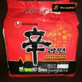 Nongshim Shin Ramyun Noodle Soup/ Mee Soup - 5 in 1 Pack. 