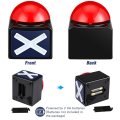 SRIWEN 8PCS Game Answer Buzzer,Game Buzzer Alarm Sound Play Button with Light Trivia Quiz Got Talent Buzzer Game Toy for Kids. 