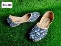Fashionable Printed nagra shoes for women. 