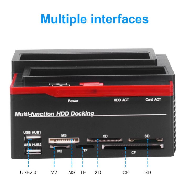 Hannord%202.5/3.5%20SATA%20IDE%20HDD%20Docking%20Station%20Clone%20HDD%20Enclosure%20Station%20USB%202.0%20Type%20C%20Hub%20MS/M2/XD/CF/SD/TF%20Card%20Reader%20-%20Image%207