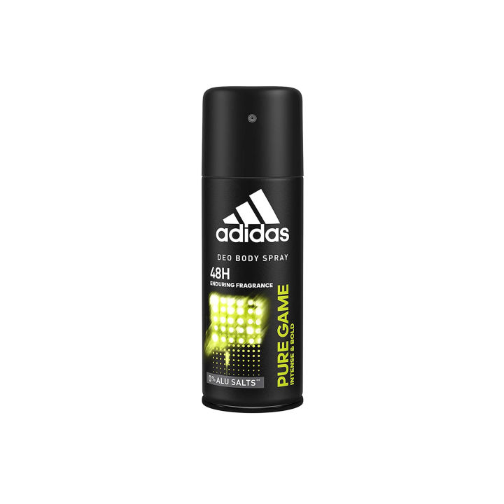 150 ml Adidas PURE GAME Intense & Bold Body spray International European product used for male