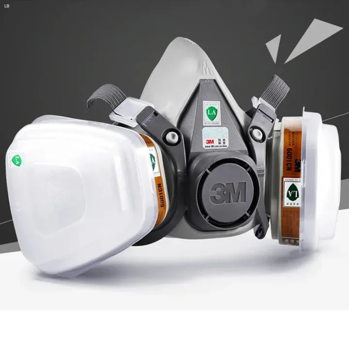 3M%206200%20Gas%20Mask%20Gas-Proof%20Half%20Face%20Mask%20Series%20Combination%20Matched%20with%206001/2091/5n11%20Filters%20Chemical%20Organic%20Protection%20-%20Image%202