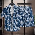 Beach Clothes For Men 2 Piece Set Hawaiian Shirt and Shorts Set Men Fashion Clothing Printing Casual Outfits Summer Beachwear. 