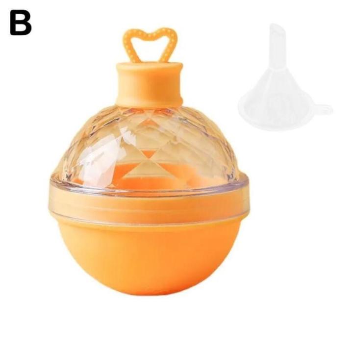 Silicone Ice Ball Maker Accessory Easy-Release Sphere Ice Mold Leakproof Novelty Round Ice Cube for Home Cocktail Parties