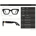Marble Vein Square Frame Clear Lens Glasses Minimalist Fashion Computer Glasses Spectacles For Women Men. 