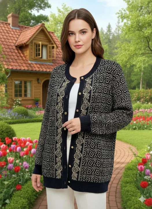 Women%20Winter%20Dress%20Casual%20Solid%20Color%20Long%20Sleeve%20Sweater.%20-%20Image%202