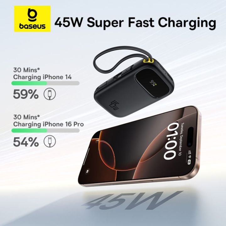 Baseus%20EnerFill%20FC31%20QPow%203%2020000mah%2045W%20Power%20Bank%20%20Baseus%2045W%2020000mAh%20Power%20bank%20Qpow%203%20Ultra%20Enerfill%20FC21%20For%20Iphone%2017%20Pro%20Max%20Samsung%20Google%20Pixel%20with%20Detachable%20Type-c%20to%20Lightning%20Cable%20-%20Image%201%20Baseus%2045W%2020000mAh%20Power%20bank%20Qpow%203%20Ultra%20Enerf%20-%20Image%203