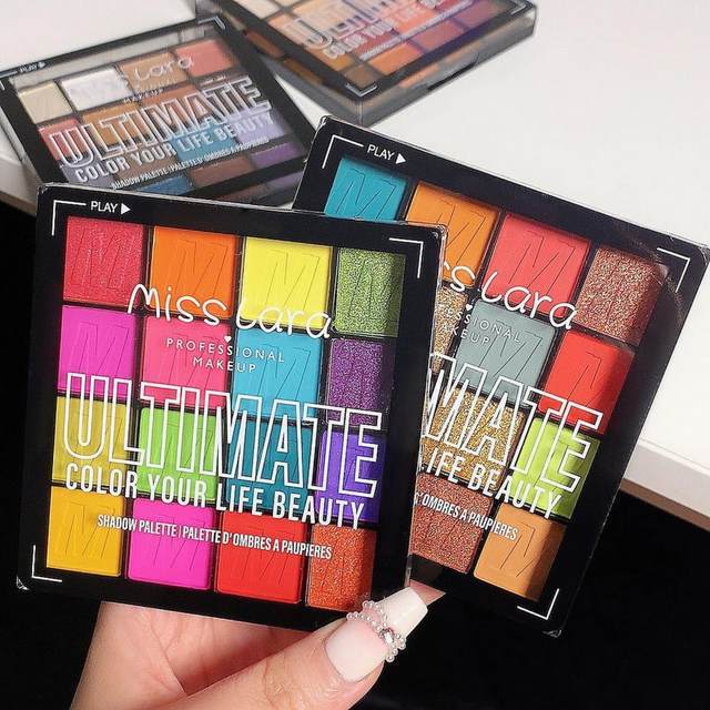 Miss Lara Ultimate Color Your Life Beauty 16 color Eyeshadow Palette