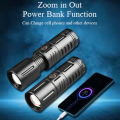 HIGH POWERED MULTI PURPOSE Zoomable Strong Light T40 LED Flashlight USB Rechargeable Ultra-Bright Torch High Power Lantern Built-in 3*18650 Lithium Batteries FLASHLIGHT -  Lifestyle Mall. 