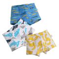 3pcs/lot Boys Print Boxer Briefs Cute Cartoon Dinosaur Striped Print Kids Underwear Baby Boy Shorts Teenager Underpants. 