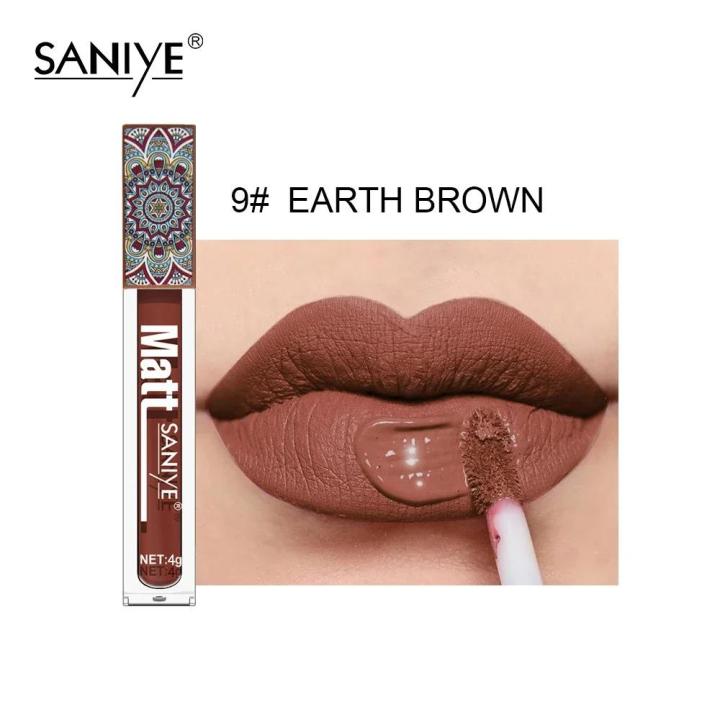 SANIYE%20Brand%20Makeup%20Nude%20Lip%20Gloss%20Waterproof%20Liquid%20Matte%20Lipstick%20Long%20Lasting%204g%20Quick%20Dry%20Red%20Lip%20Gloss%20Cosmetics%20Superman%20Ruoias%20-%20Image%207