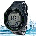 LAS-IKA W-F110 Sports Fashion Watch Waterproof Water Resistance Digital Sports Watch Silicon Belt Date Time Week Digital Watch For Men. 