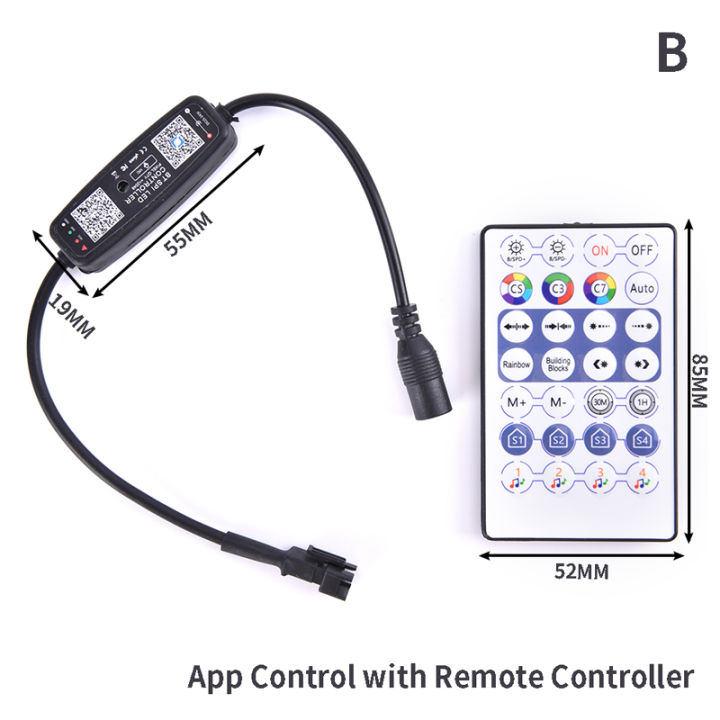 WS2812B%20Controller%20Bluetooth%20Music%20for%20LED%20Strip%20Light%20USB%20APP%20Remote%20Controller%20Encounter%20-%20Image%202