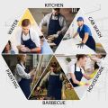 Cotton Printed Kitchen Apron (Free Size) - Stay Clean And Stylish While Cooking Free-Size Cotton Printed Kitchen Apron.