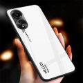 For OPPO A78 4G Case Gradient Tempered Glass Protector Hard For OPPO A78 NFC 4G Back Cover.