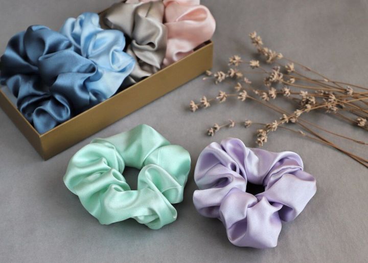 Hair%20Silk%20Bands%20for%20Girls-%204%20pcs%20-%20Image%202