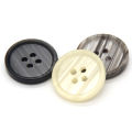 Hengc Chic Men Blazer Striped Gradient Resin Buttons For Clothing British Style Coat Sleeve Creative Decorations. 
