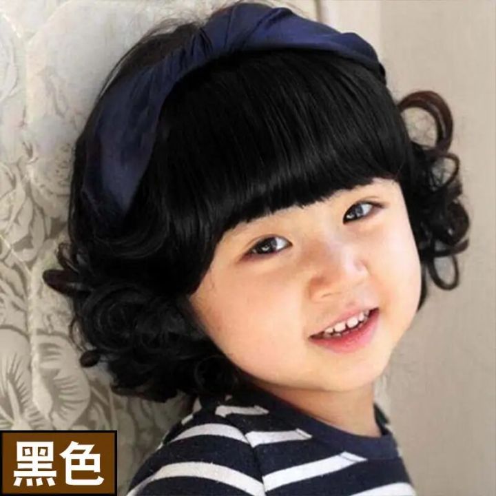 Children%20Wig%20Hair%20Kids%20Headgear%20Styling%20Decoration%20Accessories%20Girl%20Boy%20Beautiful%20Ornaments%20Curly%20Short%20Hair%20Baby%20Fun%20Dress%20Up%20-%20Image%203