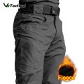 Warm Winter Men Soft Shell Pants Travel Waterproof Outdoor Camping Hiking Pants Fleece Windproof Skiing Trousers Tactical Pants.