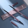 LAMEILA Ultra-thin Head Eyebrow Pencil Black Brown Matte Waterproof Lasting Contouring Eye Brow Pen with Brush Makeup Cosmetics.