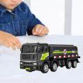 Metal Model Car Tanker Truck Alloy Car Model Construction Vehicle for Kids Oil tanker truck.