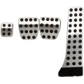 4Pcs Stainless Steel Pedal for Mercedes-Benz W202 W203 W204 W124 W210. 