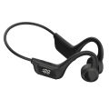 【Great Selection】 JS7 Bone Conduction Headphones Tf Card Digital Display Fone Headset Hands-free Call Auriculares Sports Open-ear Earphone. 