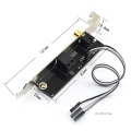 NAMUNY 2X 24Bit 192Khz Daughter Card SPDIF Optical And RCA Out Plate Cable Bracket Digital Audio Output for.