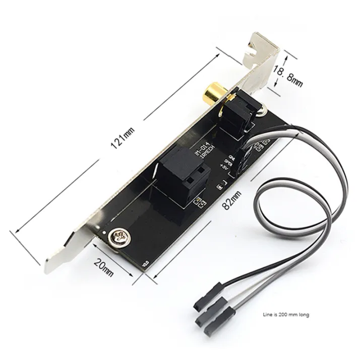 NAMUNY%202X%2024Bit%20192Khz%20Daughter%20Card%20SPDIF%20Optical%20And%20RCA%20Out%20Plate%20Cable%20Bracket%20Digital%20Audio%20Output%20for%20-%20Image%202