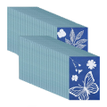 73 Pieces Sun Print Paper Cyanotype Paper Kit, Solar Drawing Paper Sensitivity Sunprint Nature Printing Paper.