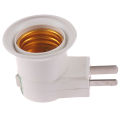 E27 Light Bulb Socket Holder Plug-in Adaptor Screw Base Lamp Wall US Plug. 