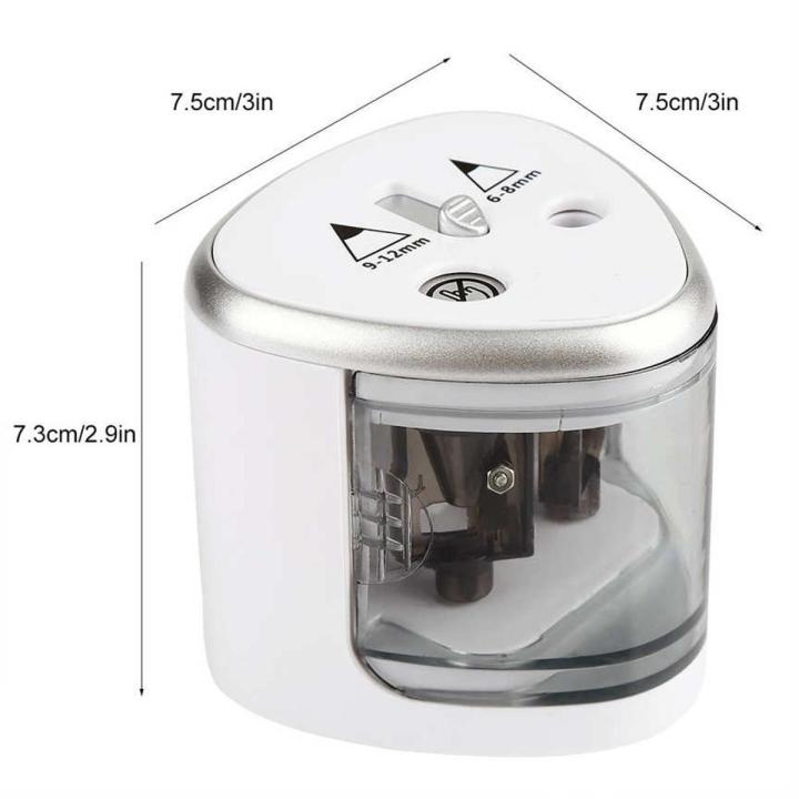 High Efficiency Two Hole Electric Pencil Sharpener Automatic Christmas Artist Training Class