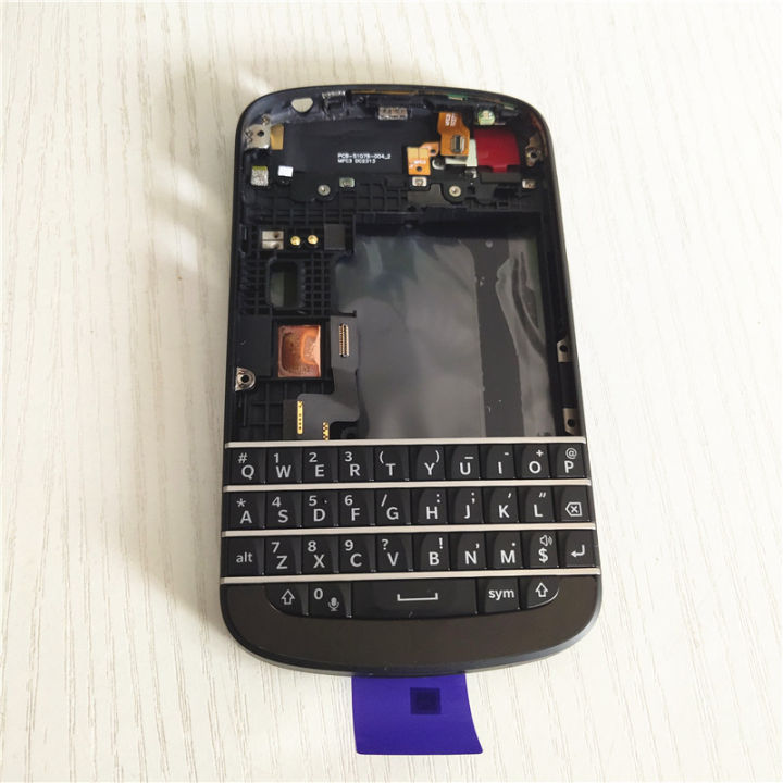 【Duoupa Store】New For BlackBerry Q10 Full Housing Back Case Cover Cover Case+Keyboard Replacement Parts