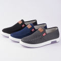 New Casual Shoes Sneakers Old Beijing Cloth Shoes Men's Denim Canvas Shoes Men's Shoes Slip-on Lazy Shoes Breathable. 