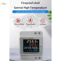 Energy Meter Single Phase Electronic Meter Electricity Usage Monitor Energy Tester for Outdoor. 