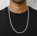 Men's Necklace Stainless Steel Cuban Link Chain.