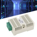 Temperature Humidity Sensor, Wall Mounted Installation Baud Rate Settable DC5-30V Temperature Humidity Sensor Module High Precise 0-10V Output for Warehouse. 