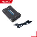 HXSJ HW-2905 1080P Scart To HDMI-compatible Converter Audio Upscale Video Adapter for HDTV Sky Box STB for HD TV DVD with EU/US Power Plug. 
