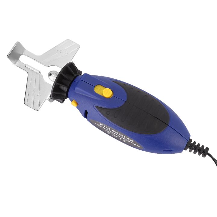 12V Mini Chainsaw Sharpener Electric Chain Grinding Machine Chain Saw File Grinder CA