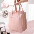 Makeup Bag with Zipper PU Leather Multipurpose Travel Cosmetic Storage Bag. 